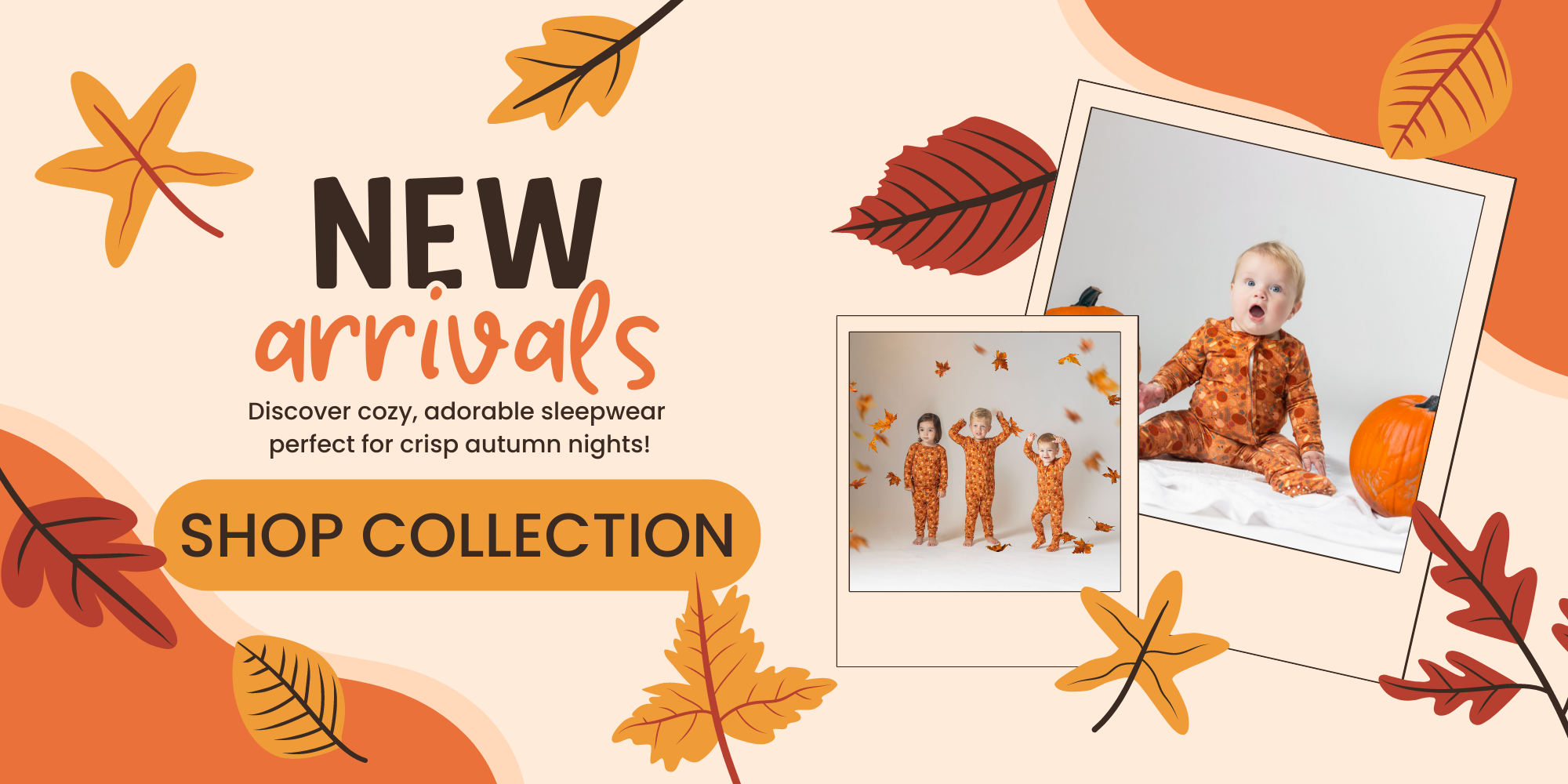 Fall Pajamas, Fall Clothes, Kids Clothes, Bamboo Pajamas for Fall
