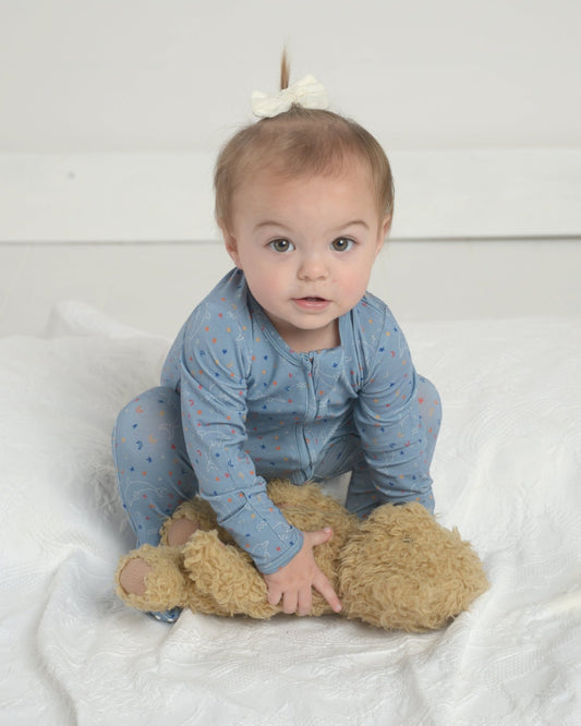 Zodiac Bamboo Footie for Baby, Star Sign Footie, Zodiac Bamboo Pjs