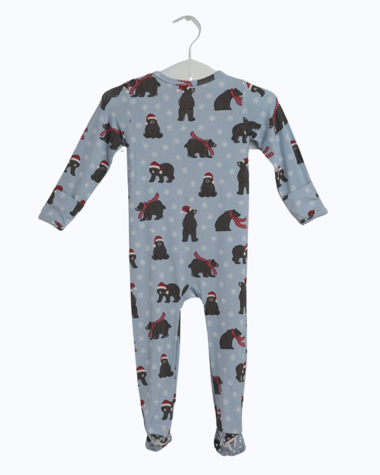 Christmas Pajamas for Kids, Bear Print Pajamas, Holiday Pajamas