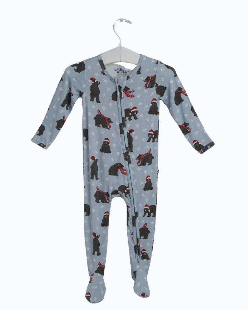 Christmas Pajamas for Kids, Bear Print Pajamas, Holiday Pajamas