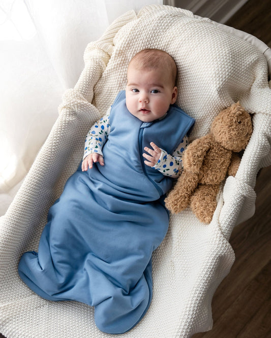 Blue Bamboo Sleep Sack, Baby Boy Gift, Bamboo Baby Gift