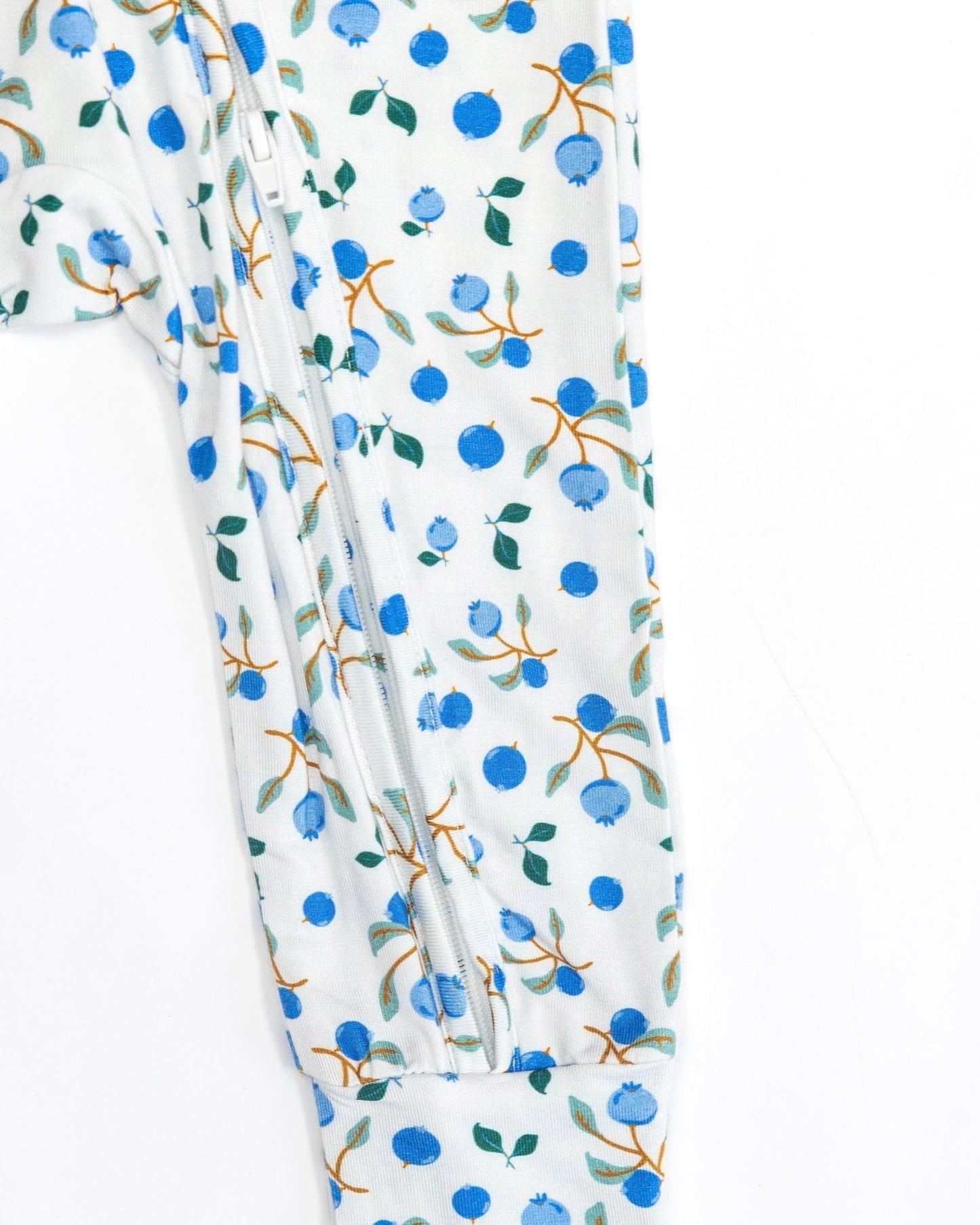Bamboo Pajamas for Kids, Blueberry Print Pajamas, Soft Pajamas Toddler