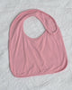 Bamboo Bib for Baby, Pink Baby Gift, Baby Pink Clothes, Baby Girl Gift