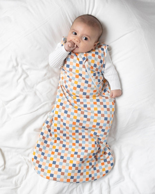 Checkered Bamboo Sleep Sack for Baby, Sleep Bag