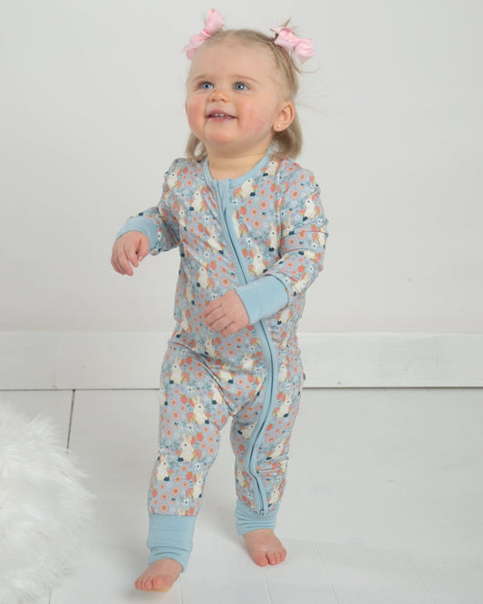Bunny Toddler Bamboo Pajamas, Bunny Bamboo Pajamas, Toddler Bamboo PJs