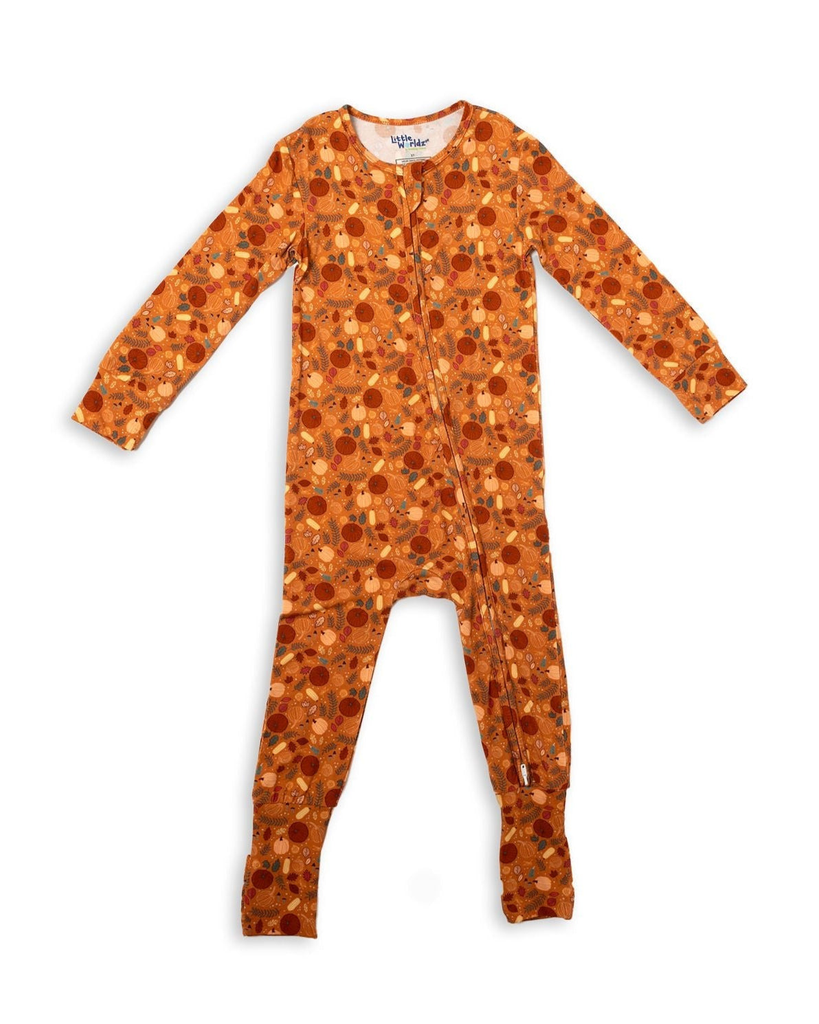 Fall Bamboo Romper, Soft Pajamas Toddler, Bamboo Pajamas for Kids