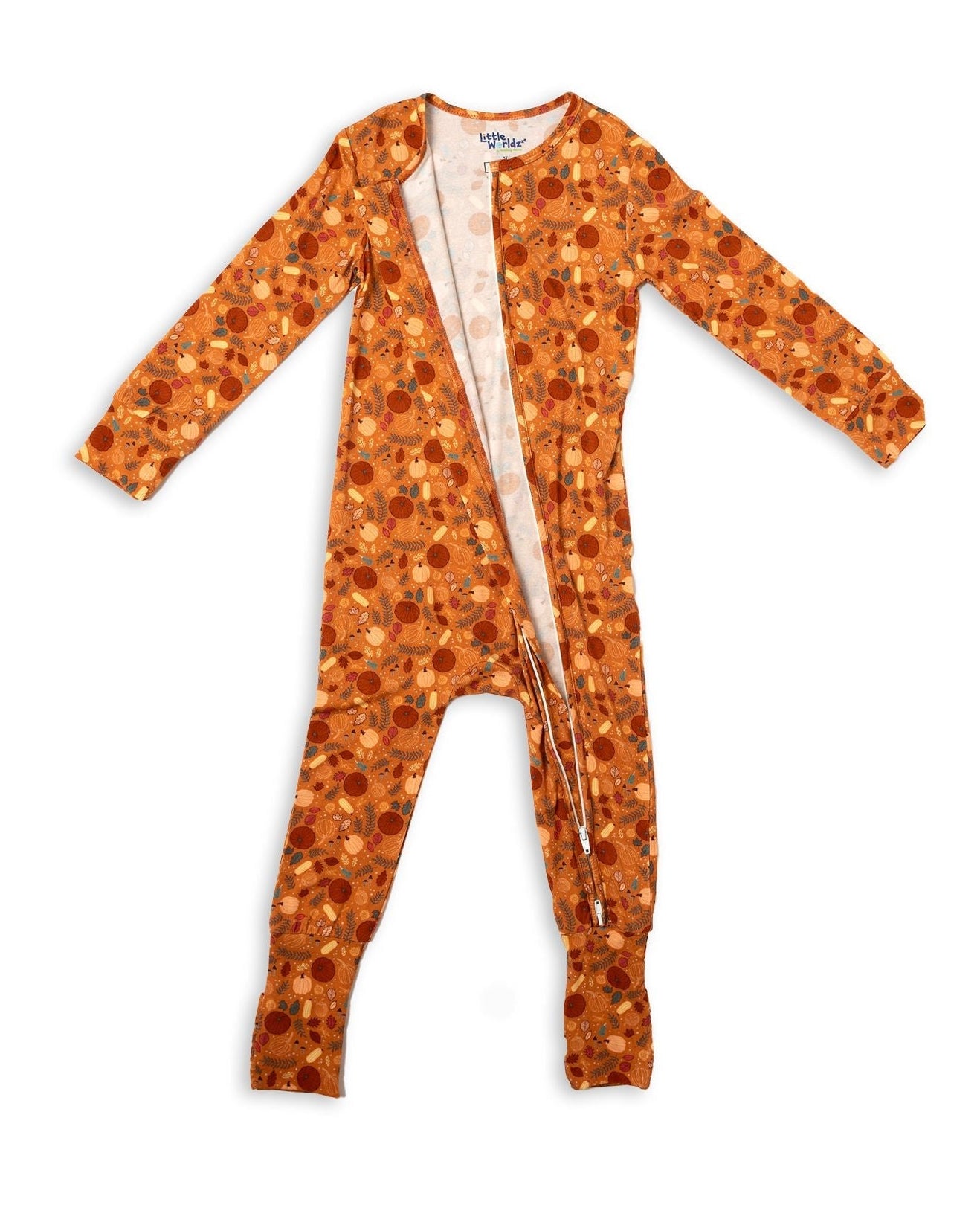 Fall Bamboo Romper, Soft Pajamas Toddler, Bamboo Pajamas for Kids