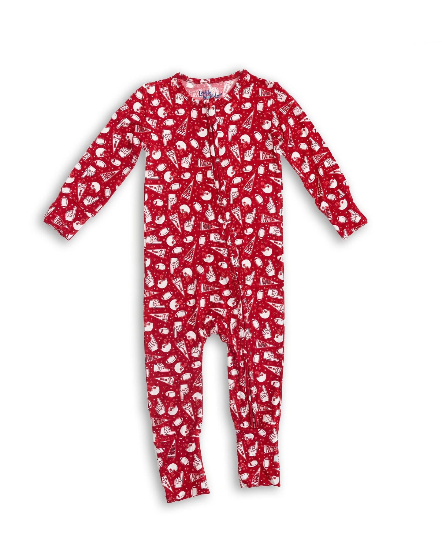 Football Romper Pajama, Alabama Football, Roll Tide, Kids Pajamas
