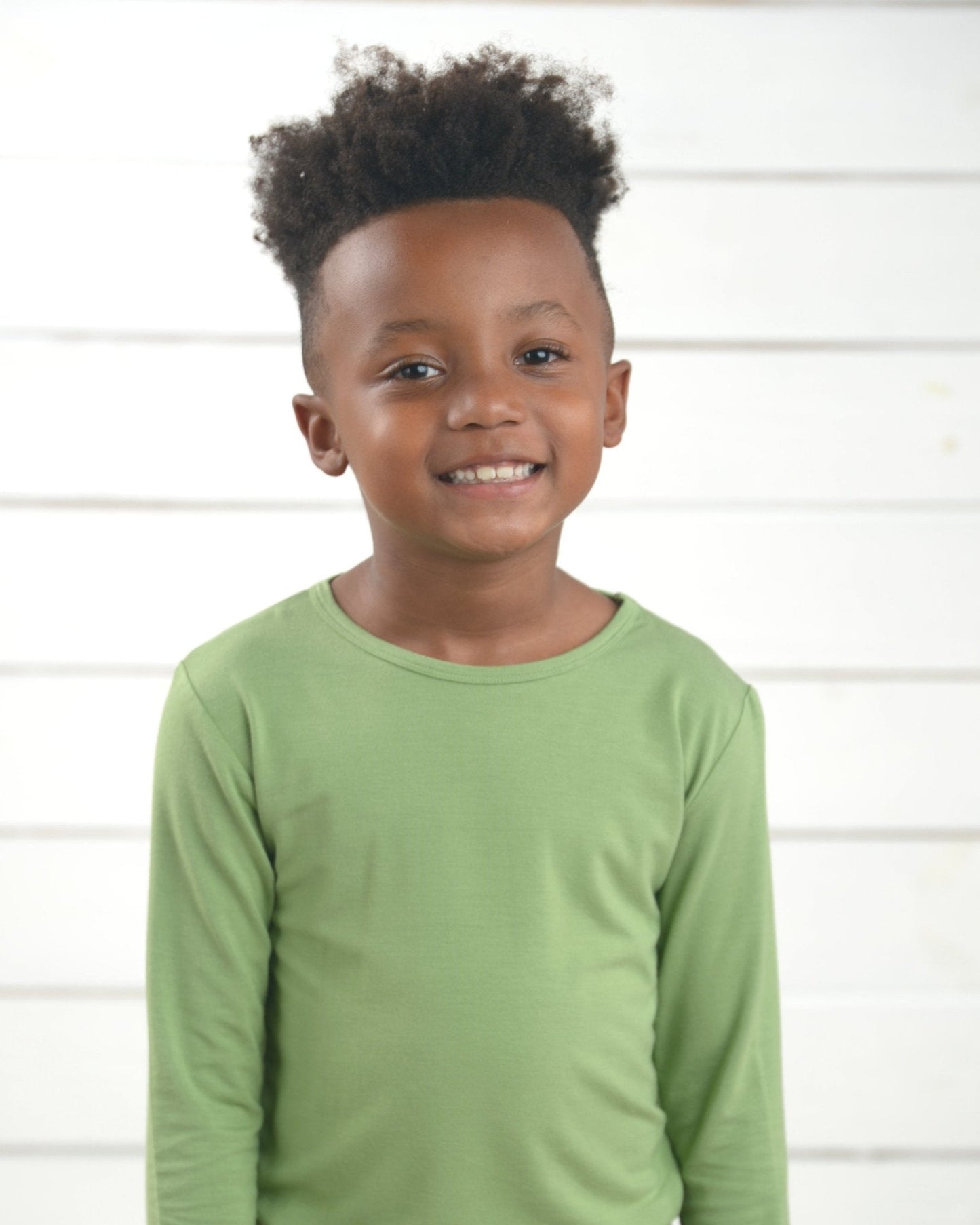 Matching Holiday Pajamas for Families, Green Pajama Set, Bamboo Pajama