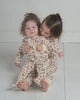 Puppy Bamboo One-Piece, Dog Pritn Pajamas for Baby, Bamboo Footies