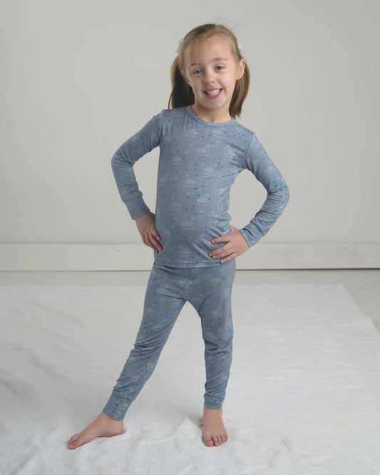 Libra Bamboo Two Piece Set, Toddler Bamboo Pajama, Zodiac Clothes