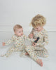 Around the World Bamboo Onesie, Map Print, Kids Bamboo PJ