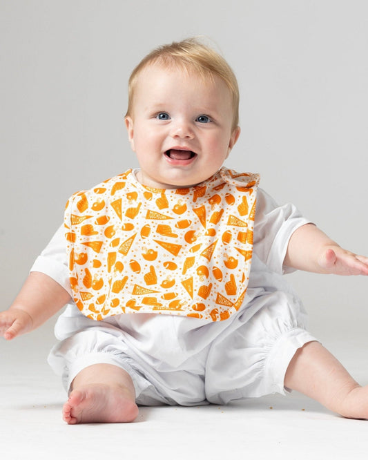 Bamboo Bib for Baby, TN Football for Kids