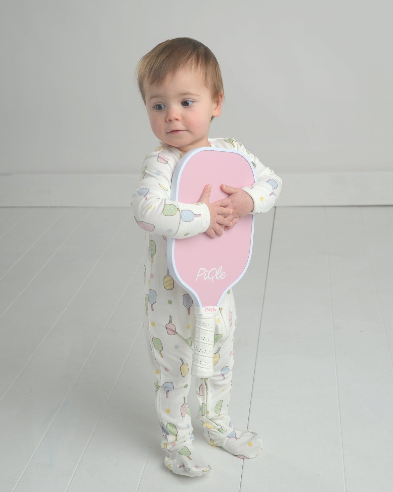 Pickleball Bamboo Onesie, Sports Baby Clothes, Bamboo Baby Pajamas