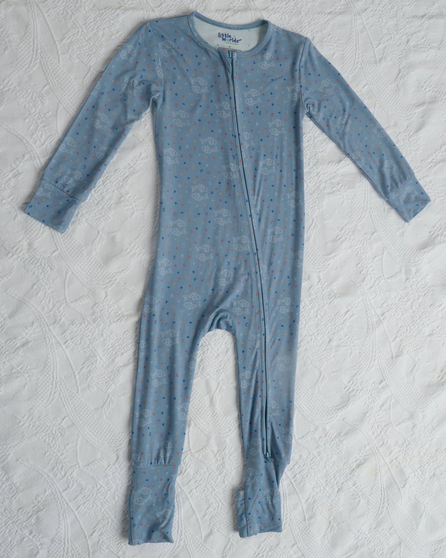 Zodiac Bamboo Toddler Pajamas, Star Sign Bamboo Pajamas, Bamboo PJ