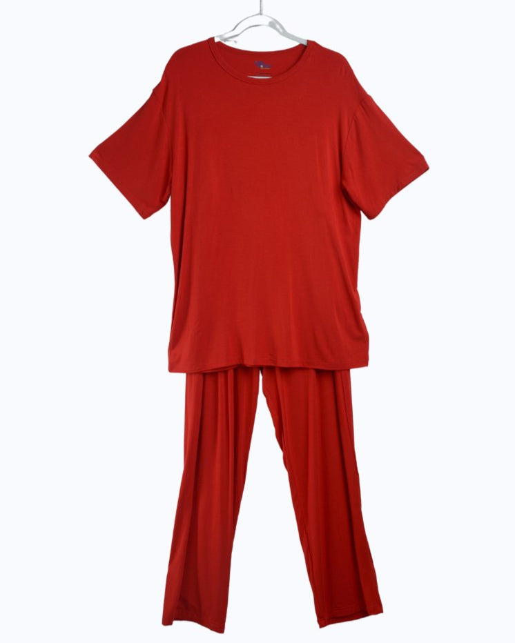Christmas Men's Bamboo Pajamas, Holiday Set, Men's Bamboo Pajamas