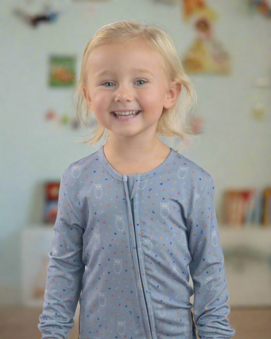 Owl Pajama Set, Zodiac Clothes for Kids, Soft Pajamas for Kids