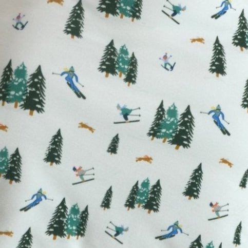 Bamboo Sleep Sack for Baby, Ski Print, Sleep Bag