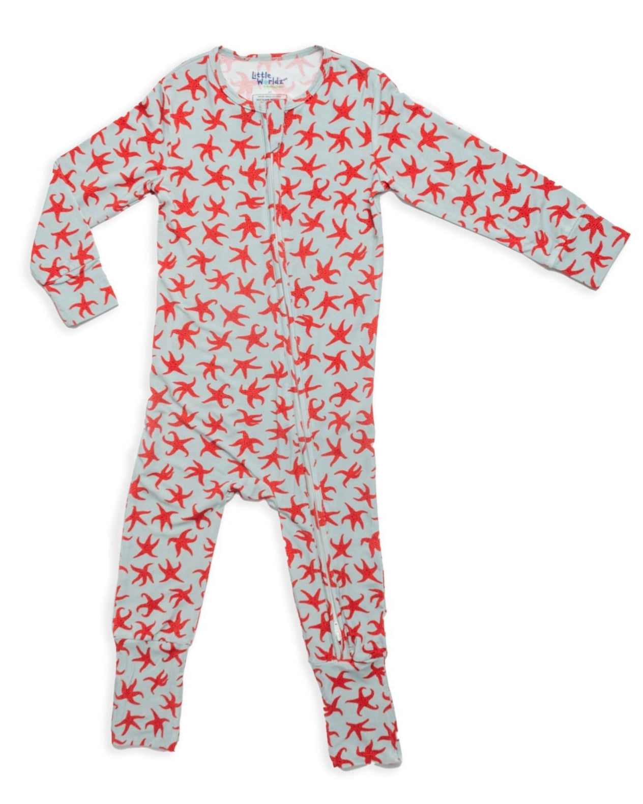 Starfish Bamboo Pajamas for Baby and Kids, Christmas at the Beach PJs for baby