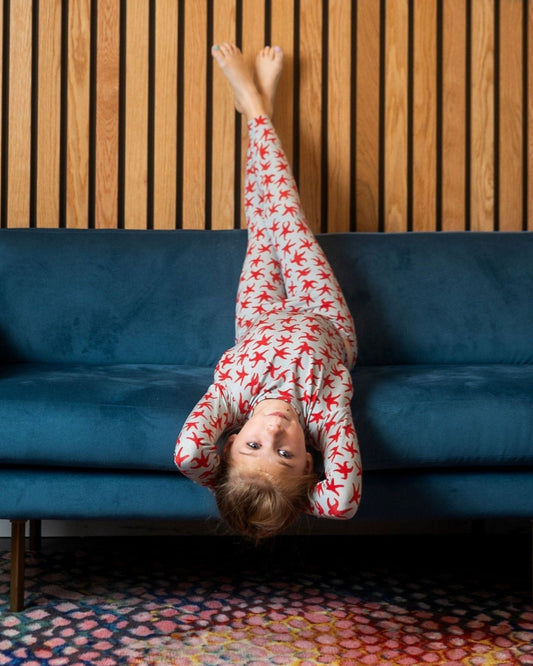 Starfish Two Piece PJs, Kids bamboo pajamas, Christmas at the Beach