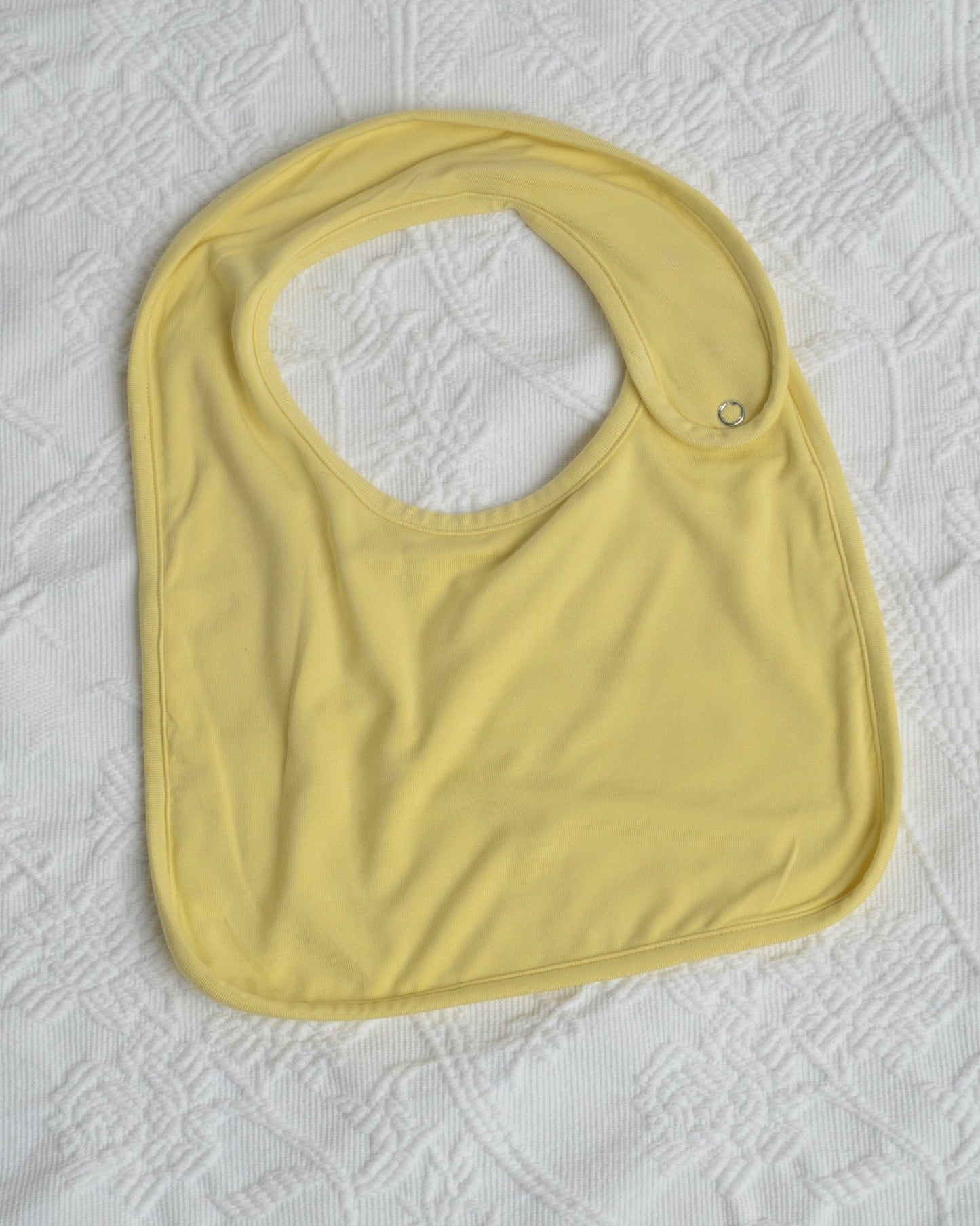 Bamboo Bib for Baby, Yellow Baby Gift, Bamboo Clothing, Baby Gift Idea