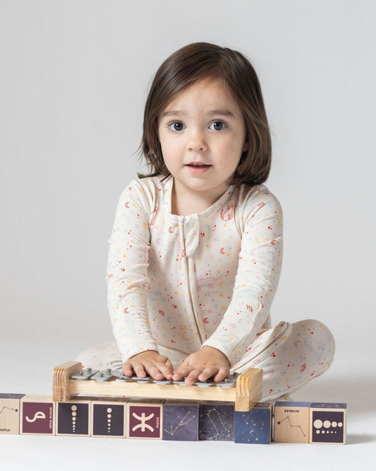 Virgo Bamboo Zipper Footie, Bamboo Pajama Toddler, Zippy Pajamas