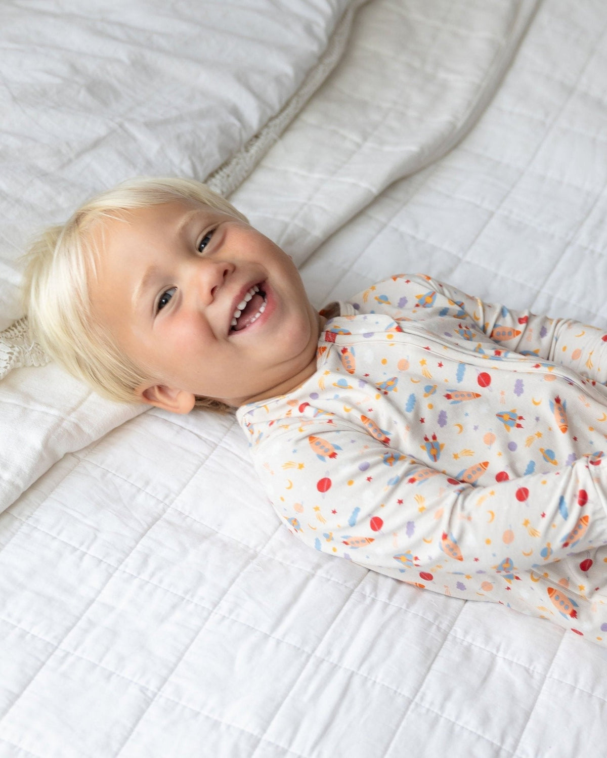Out of This World Comfort: Explore Our Little Worldz Outer Space Pajama Collection!