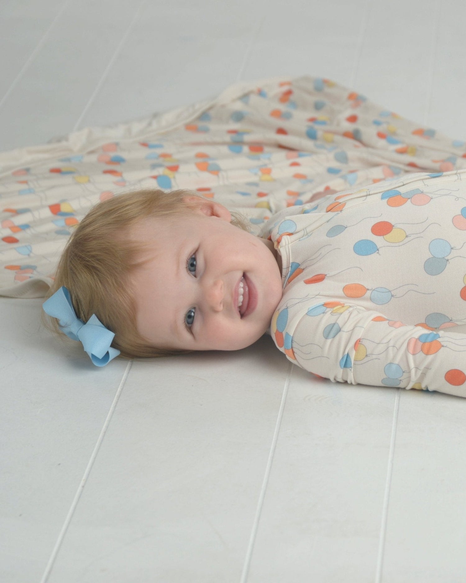 Up, Up, and Adorably Away: Balloon Print Pajamas for Little Dreamers 🎈 - Little Worldz