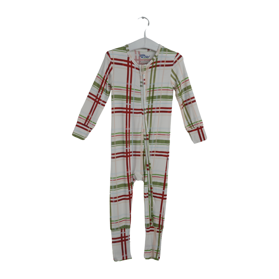 Plaid Bamboo Toddler Pajamas