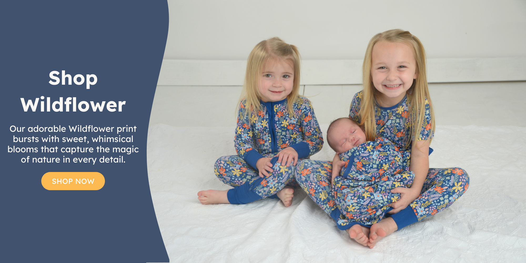 Floral Print Pajamas, Floral Kids Clothes