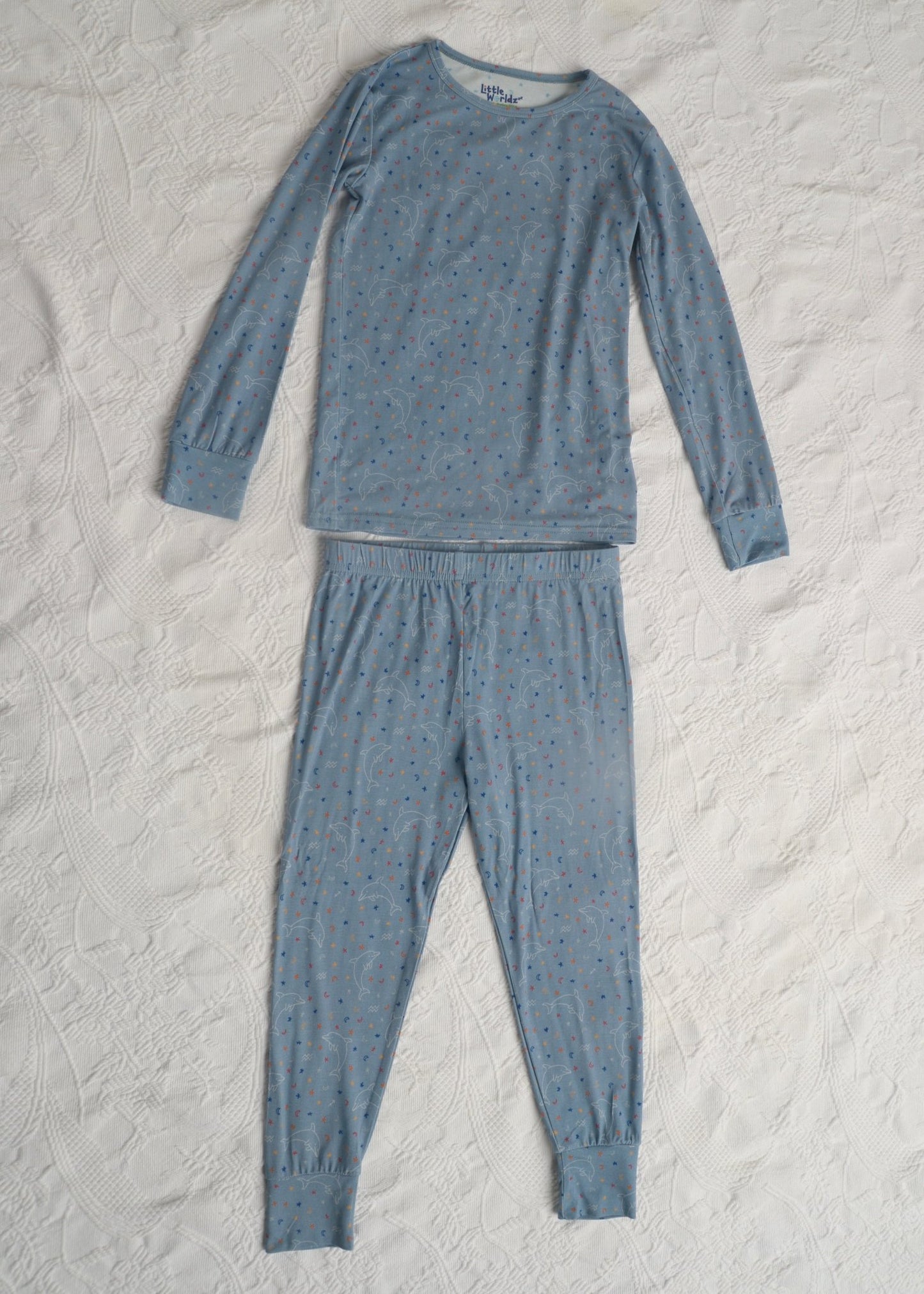 Aquarius Bamboo Pajama Set - Little WorldzTwo Piece Set