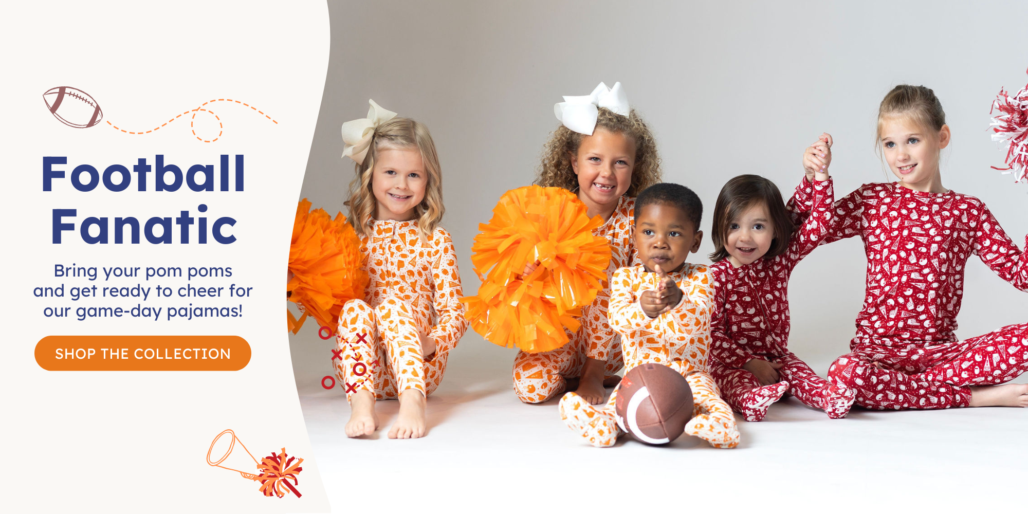 Football Print Kids Clothes