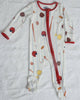 Baseball Bamboo Onesie - Little WorldzZipper Footie