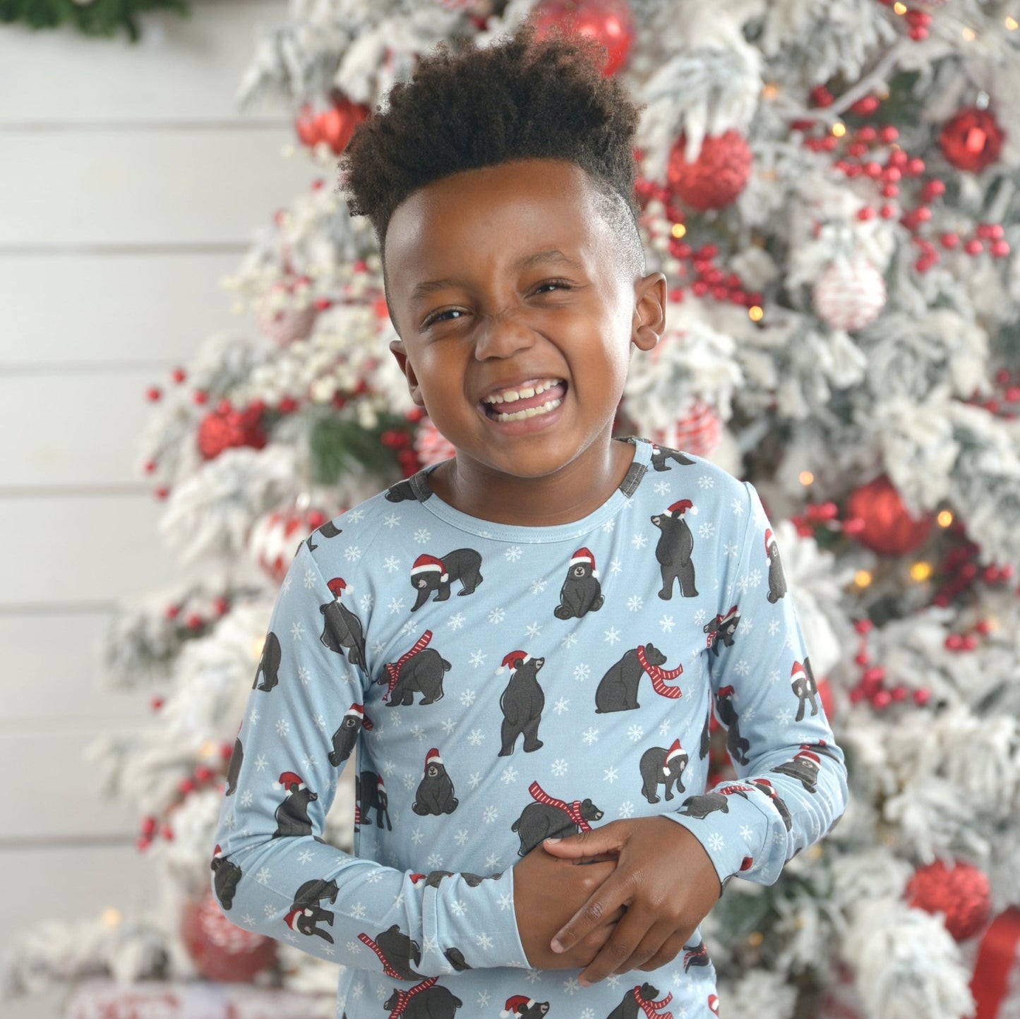 Bear - y Christmas Two Piece PJs - Little WorldzTwo Piece Set