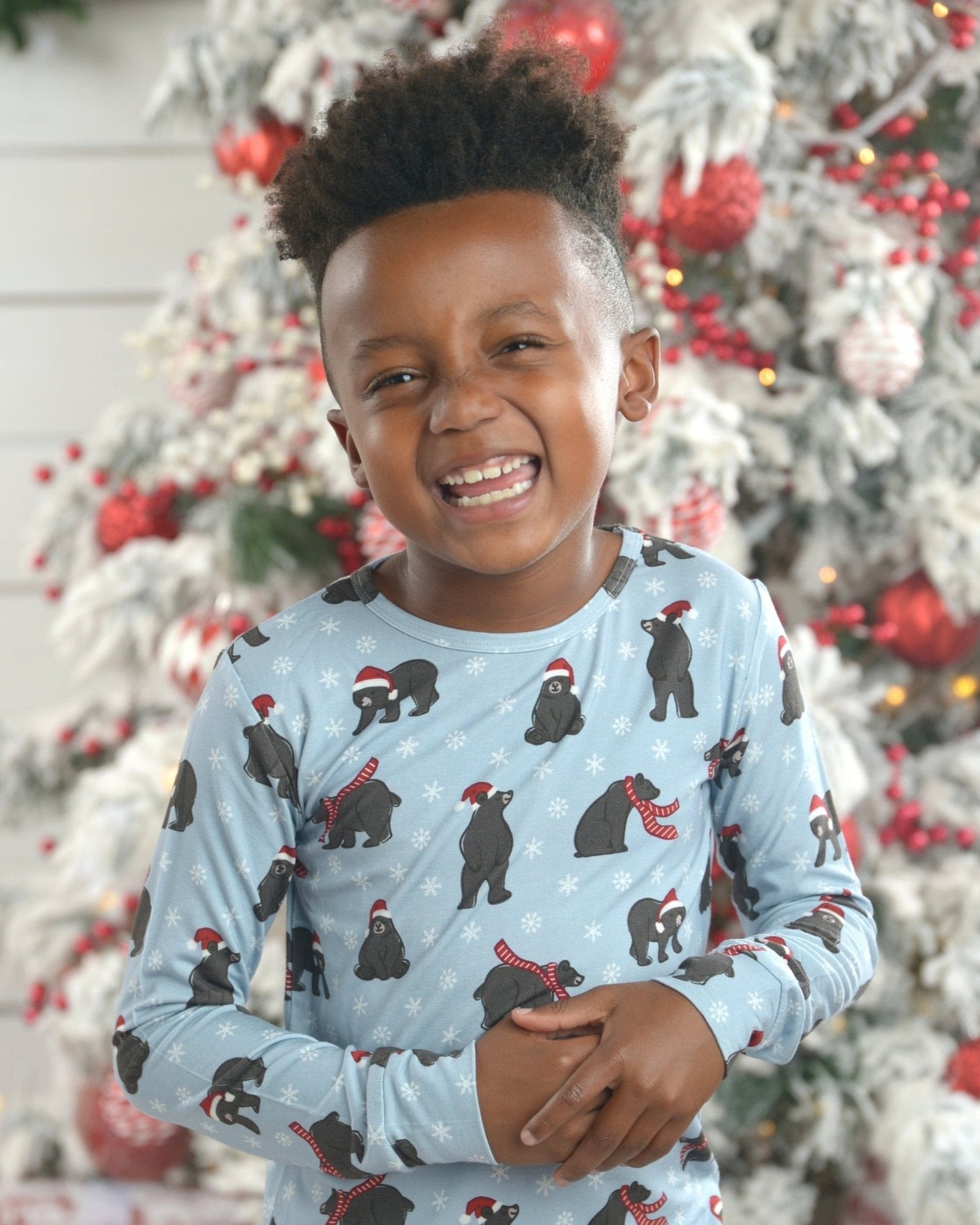 Boys Holiday Pjs Christmas Bamboo Pajamas, Soft Bamboo