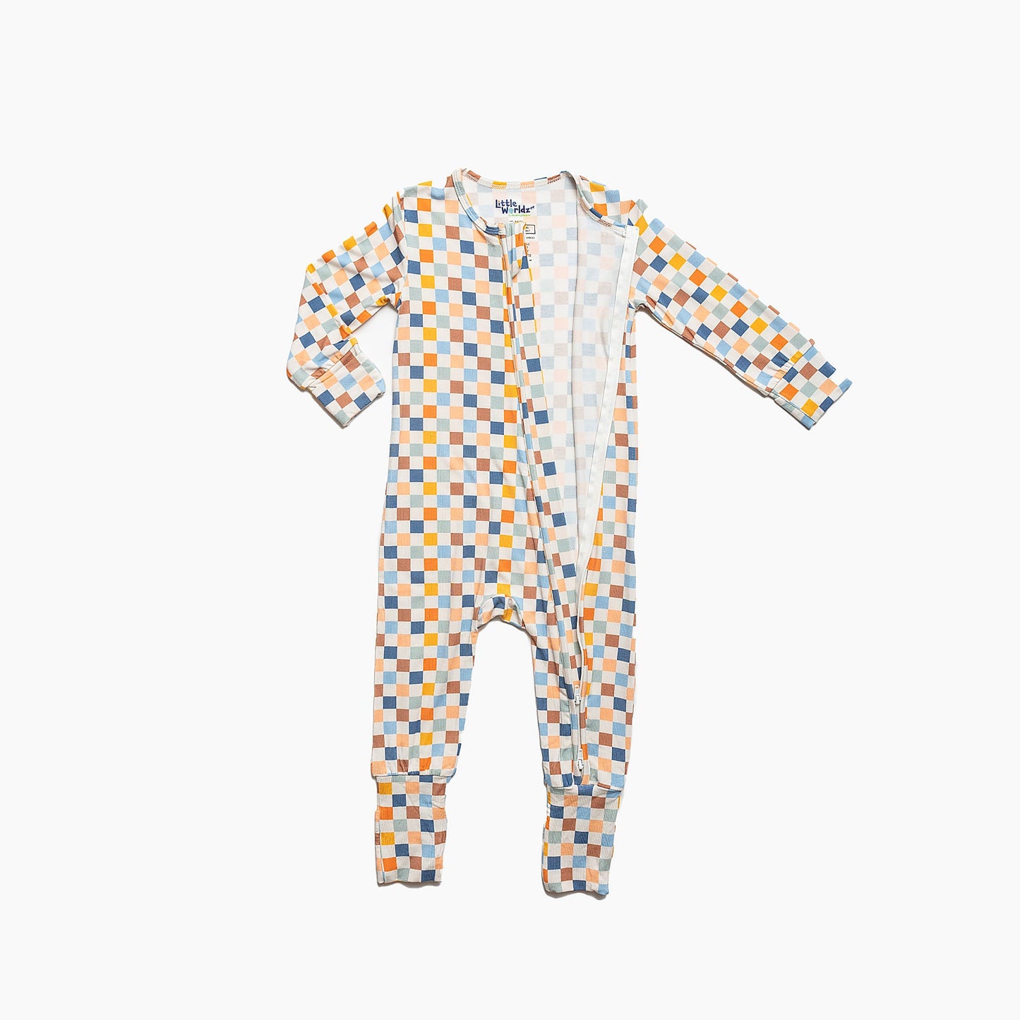 Checkered Romper Pajamas - Little WorldzRomper Pajama