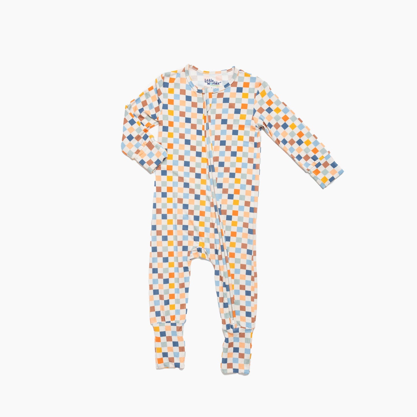 Checkered Romper Pajamas - Little WorldzRomper Pajama