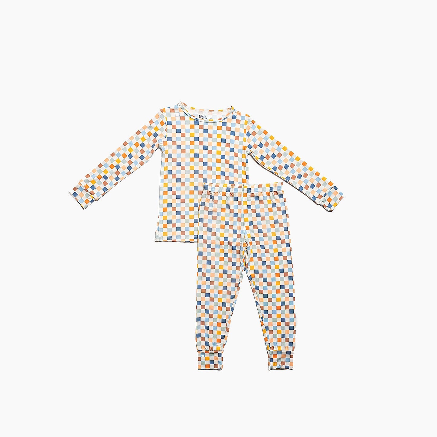 Checkered Two Piece PJs - Little WorldzTwo Piece Set