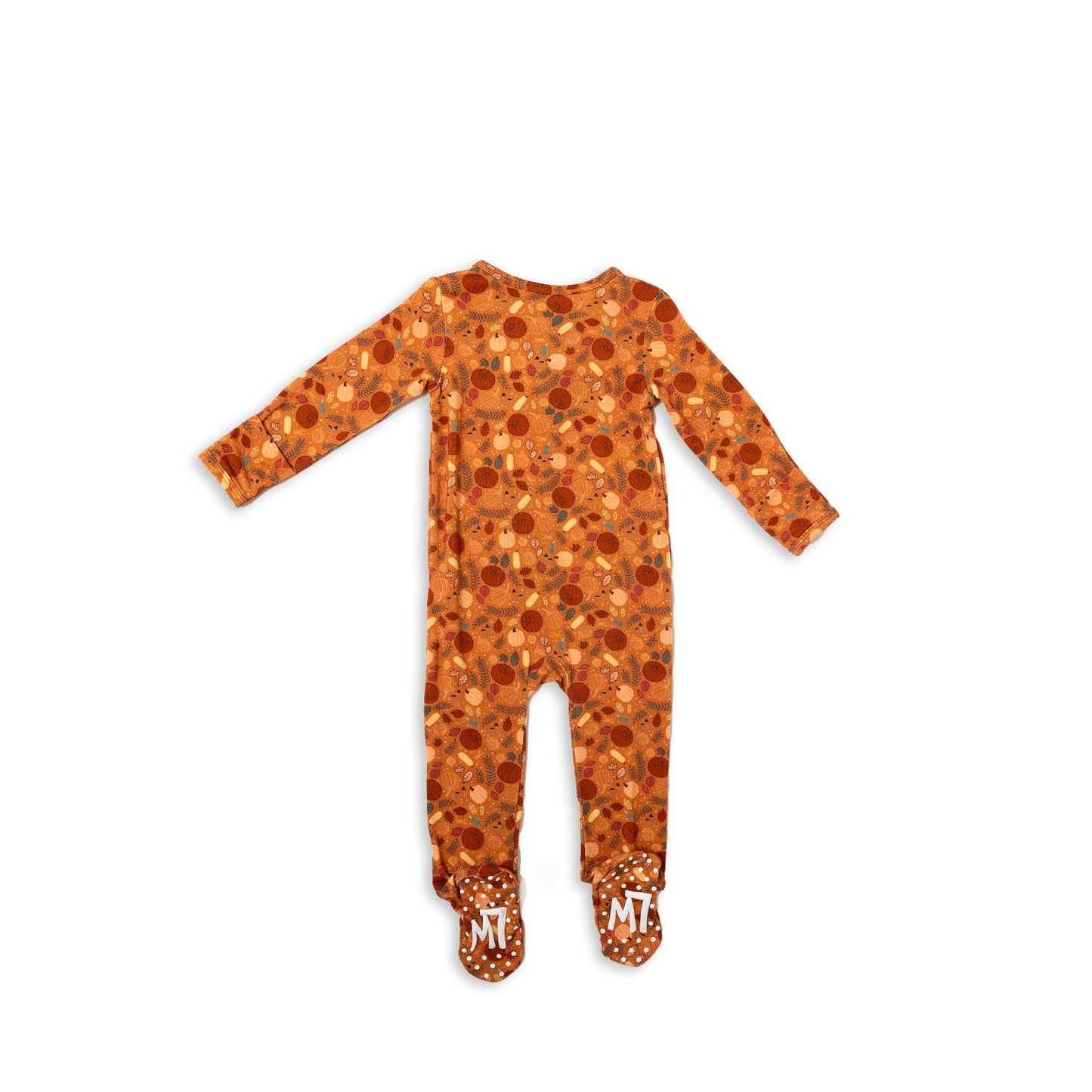 Fall Zipper Footie PJs - Little WorldzZipper Footie