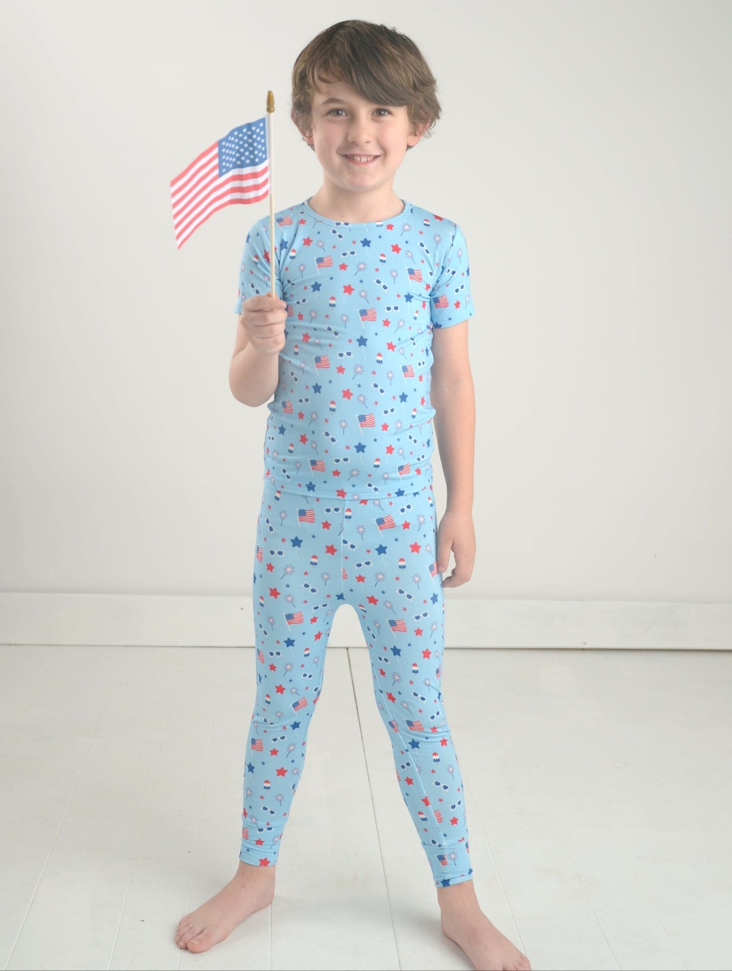 Fourth of July Kids Pajamas Set - Little WorldzTwo Piece Set