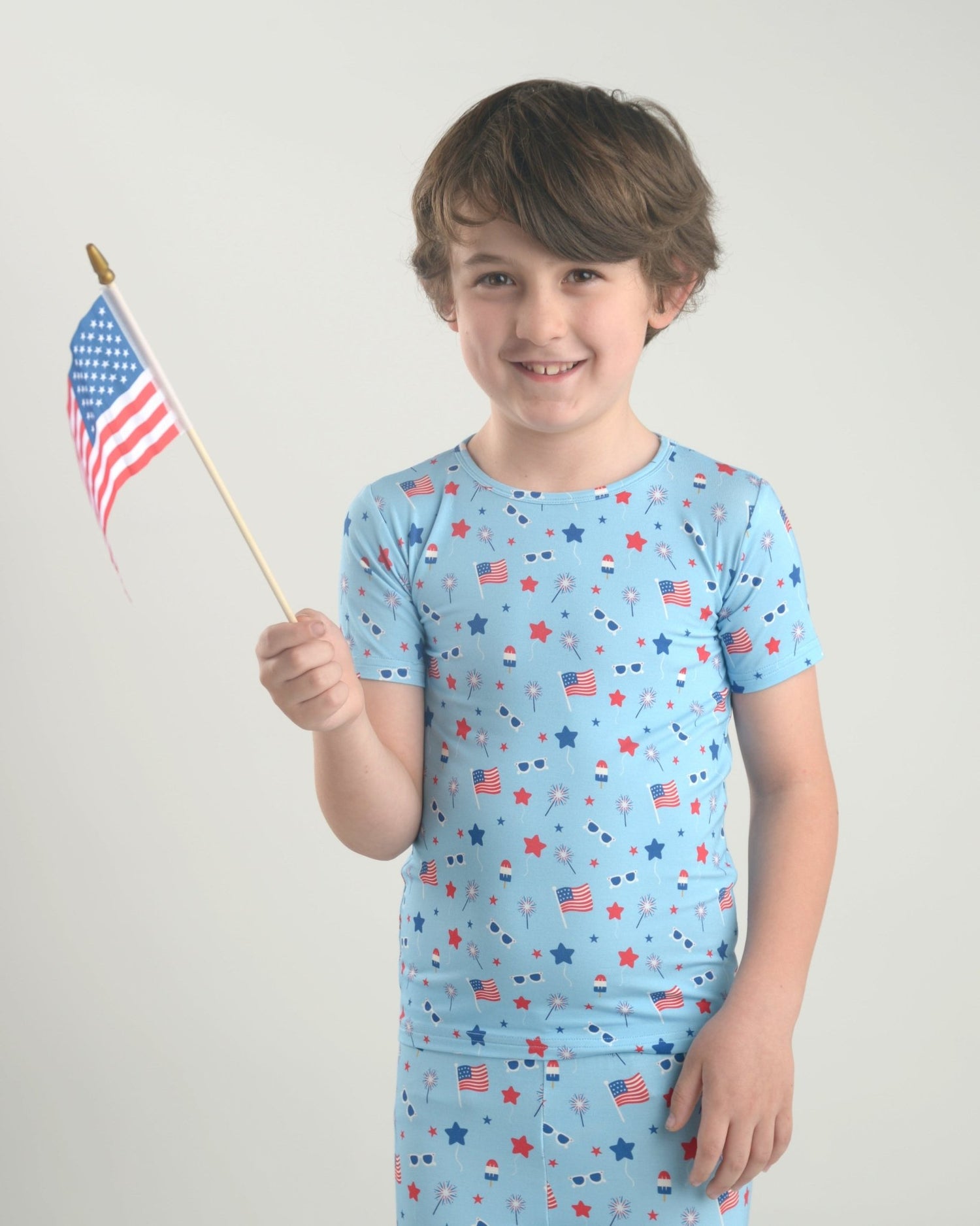 Fourth of July Kids Pajamas Set - Little WorldzTwo Piece Set