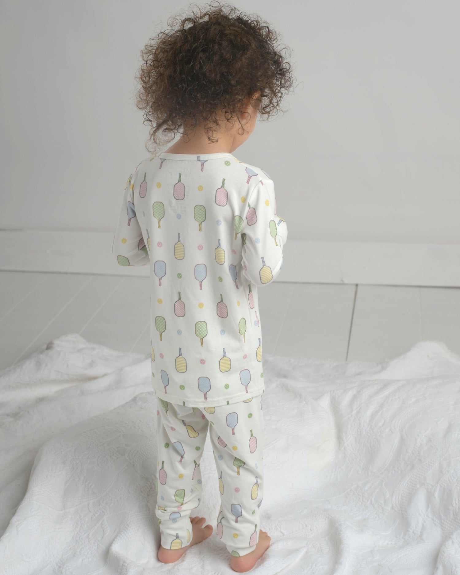 Pickleball Kids Bamboo Pajama Set - Little Worldz