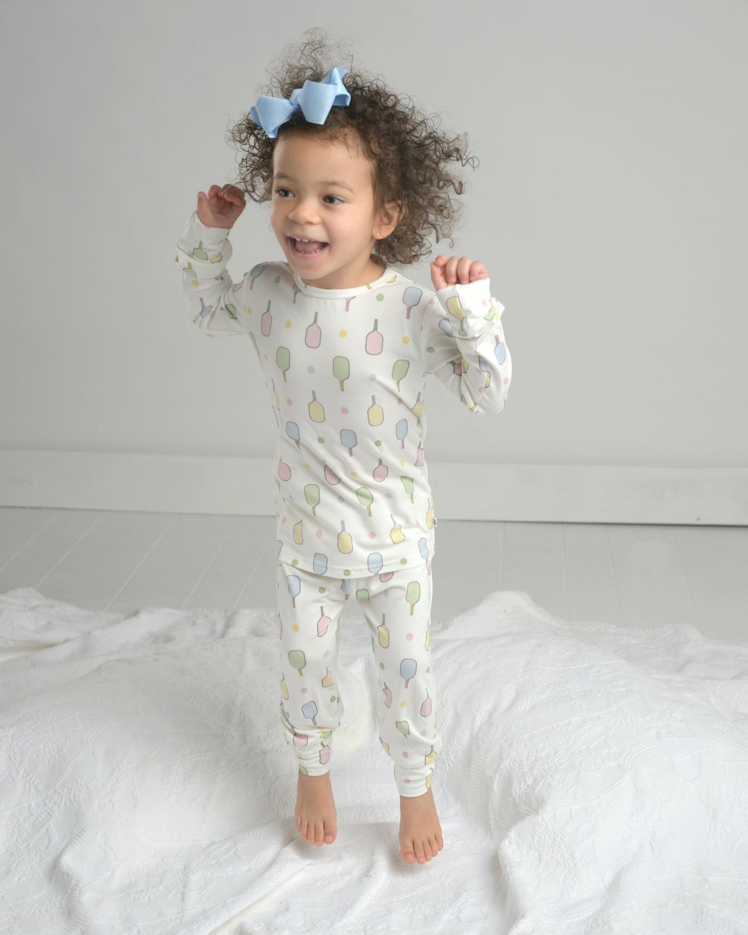 Pickleball Kids Bamboo Pajama Set - Little Worldz