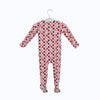 Pink Checkered Zipper Footie PJs - Little WorldzZipper Footie