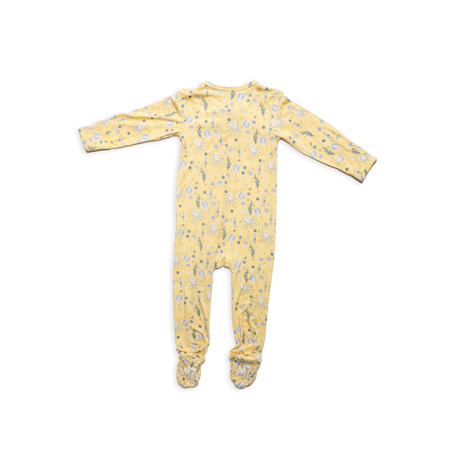 Sea Zipper Footie PJs - Little WorldzZipper Footie