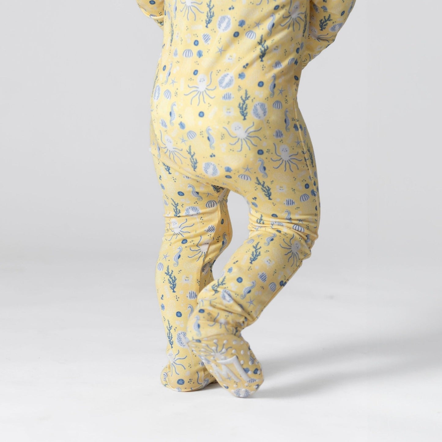 Sea Zipper Footie PJs - Little WorldzZipper Footie