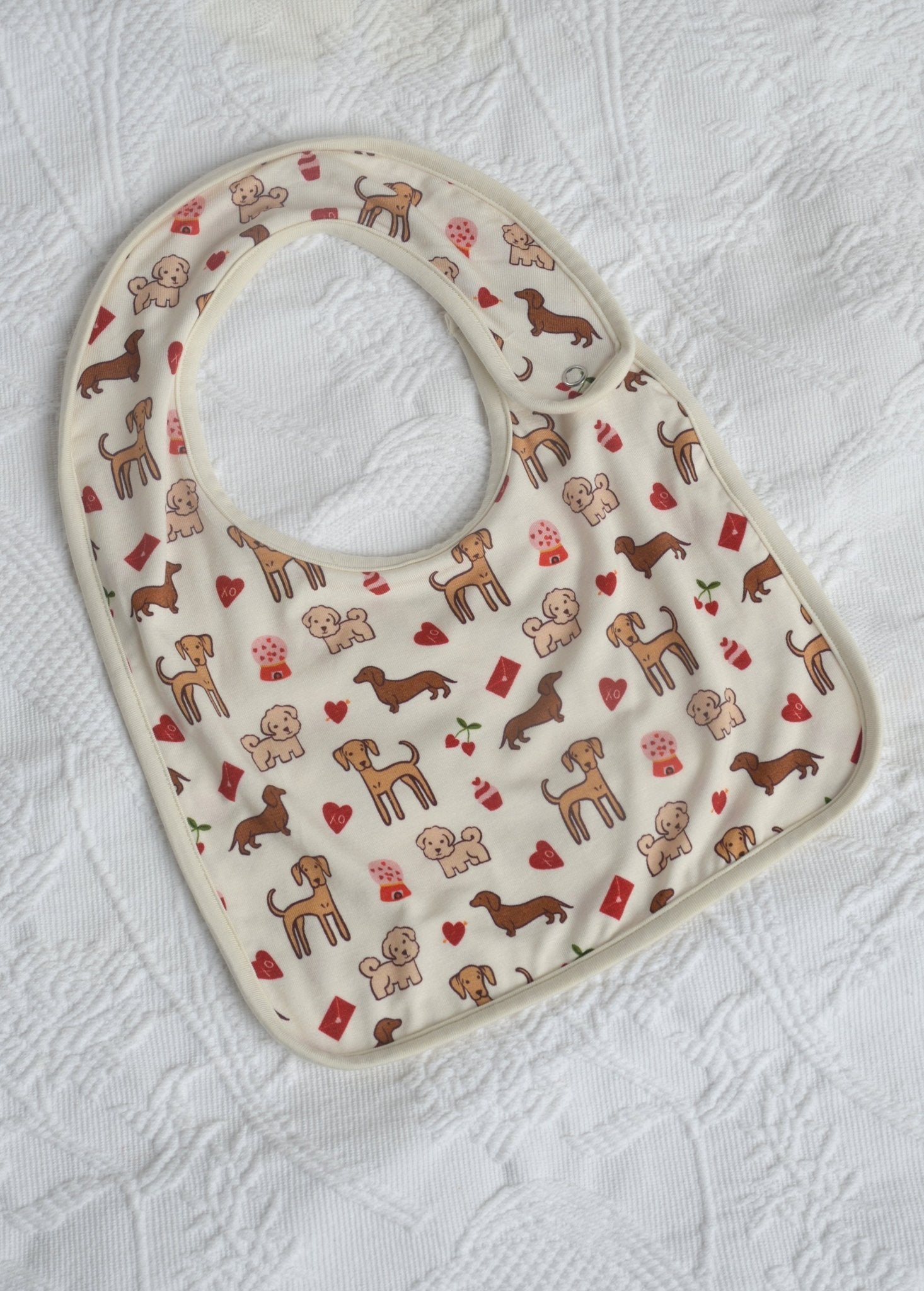 Valentine Bamboo Bib - Little WorldzBib